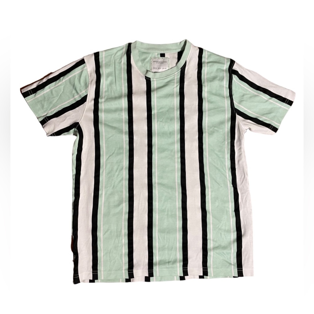 DENIM & FLOWER T SHIRT